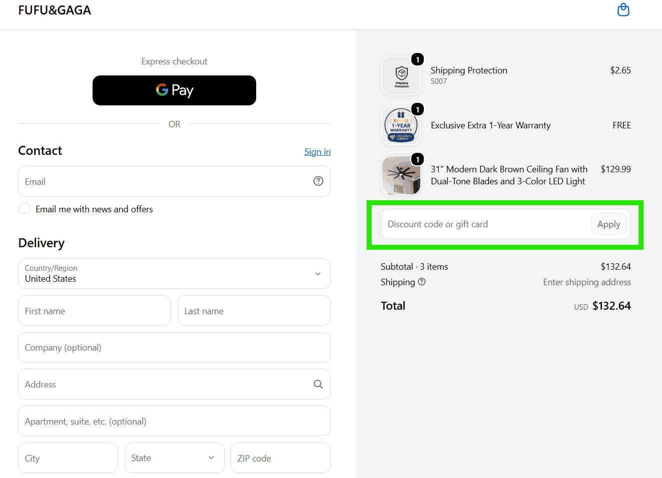 Fufugaga Coupon Codes